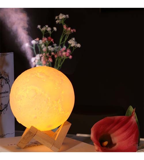 Air Humidifier Moon Design Night Light Function Multi-Functional Humidifier